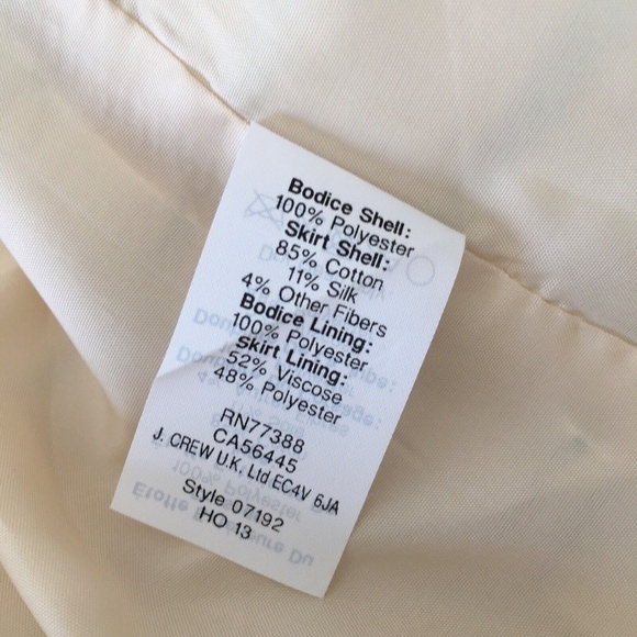 J. CREW Cupcake Fit & Flare Cocktail Party Dress Metallic Gold Black Stripe Silk - Picture 13 of 15